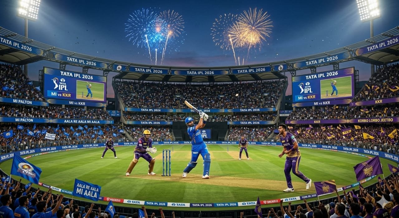 TATA IPL 2026 MI vs KKR: लाइव क्रिकेट अपडेट- Live India News